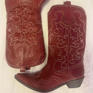 Red Cowboy Boots